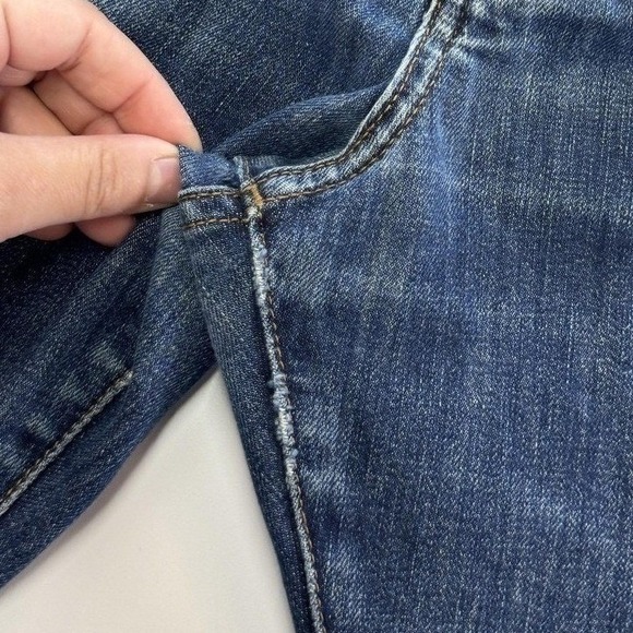 J.Lindeberg Jeans Mens 32 x 30 Blue Jay Slim Fit Distressed Denim Grunge - Picture 8 of 8